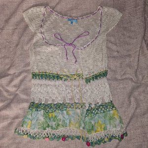 Crochet Top Size M